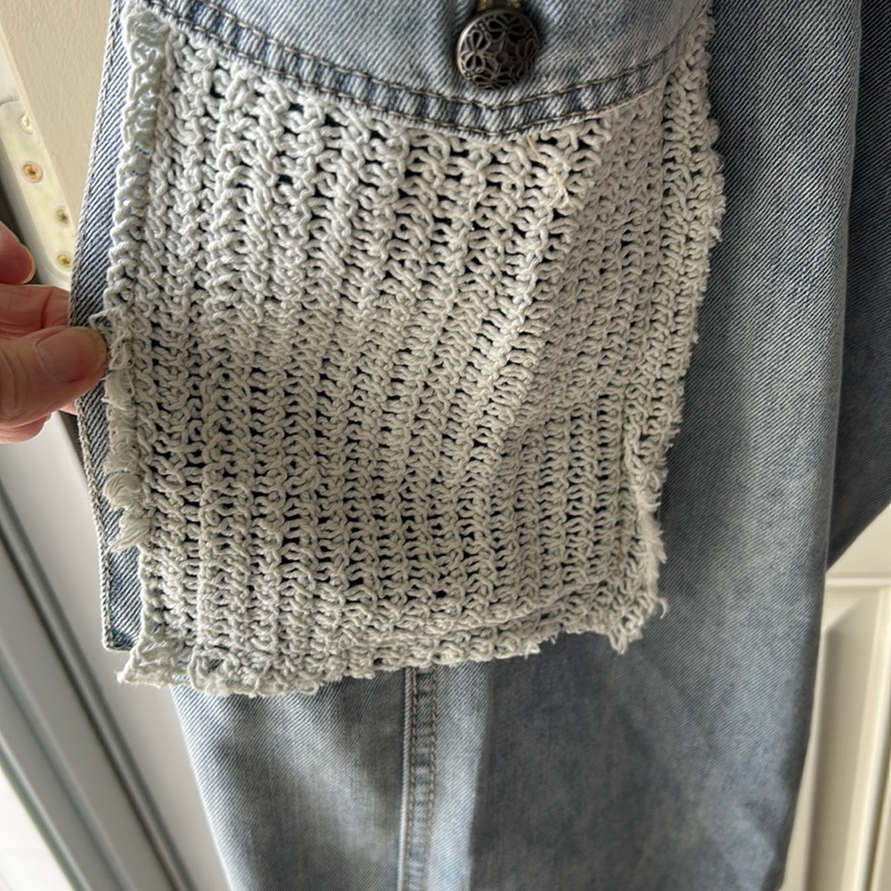 Pol Blue Boyfriend Patchwork Jeans - image 5